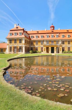 Çek Cumhuriyeti 'ndeki Rajec nad Svitavou kalesi