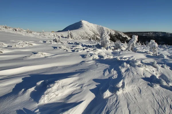Invierno en las montañas Krkonose — Foto de Stock