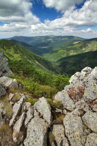 Krkonose montañas paisaje — Foto de Stock