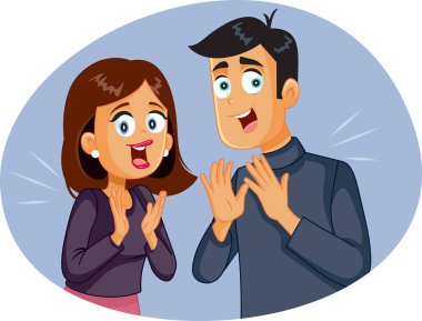Mutlu İnsanlar Coşkuyla Alkışlıyor