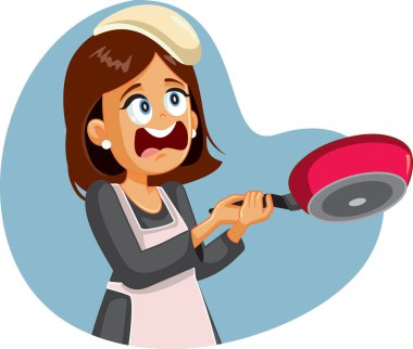 Komik Kadın Aşçı Pankek Değiştiremiyor