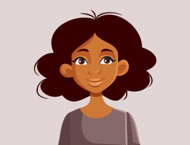 Güzel Afrikalı Bir Kadının Portresi