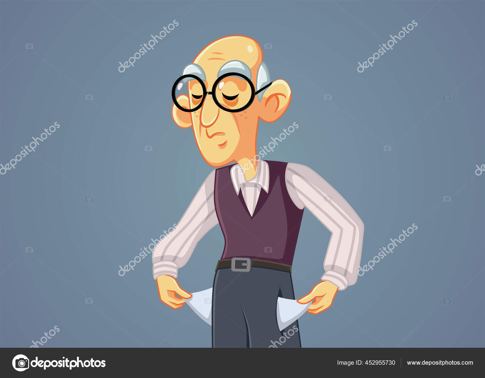 Broke Senior Man Holding Empty Pockets Stock Vector Image by ©nicoletaionescu #452955730 Broke Senior Man Holding Empty Pockets Stock Vector Image by ©nicoletaionescu #452955730