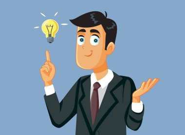 Mutlu İş Adamı 'nın parlak bir fikri var.