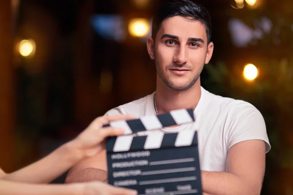 Professional Actor Ready for a Shoot — Stock Photo, Image