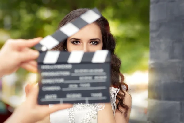 Elegante vrouw klaar voor een Shoot — Stockfoto