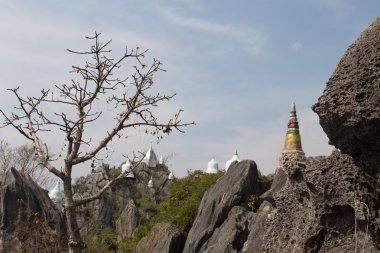 Budizm Tapınağı Pagoda anıt