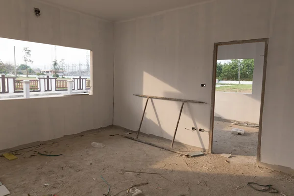 Room in the house during construction — Stock Photo, Image