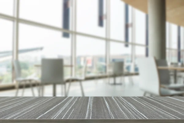 table and chair in food court