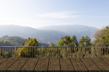 dağ manzaralı balkon küpeşte