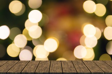 ufuk Noel bokeh ışık arka planı için
