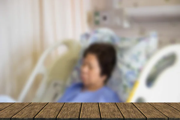 Patient sleeping in hospital — Stock Photo, Image