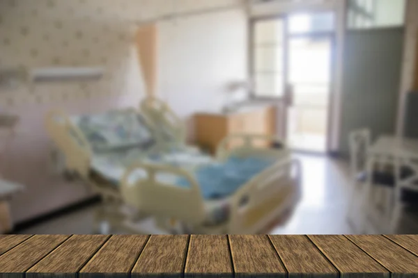 Letto vuoto in camera d'ospedale — Foto Stock