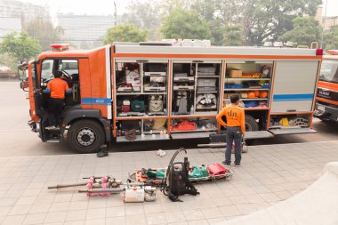 sağlık görevlisi sahte afet tatbikatı
