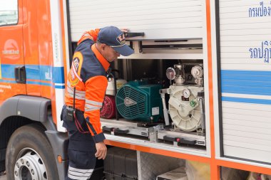 sağlık görevlisi sahte afet tatbikatı