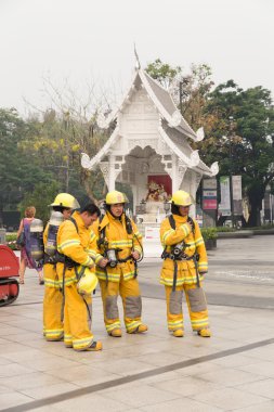 itfaiyeci sahte afet tatbikatı