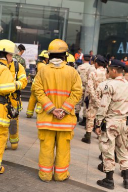 itfaiyeci sahte afet tatbikatı