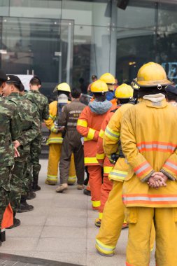 itfaiyeci sahte afet tatbikatı