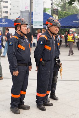 sağlık görevlisi sahte afet tatbikatı