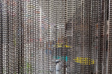 Bisiklet zinciri için arka plan dokusu