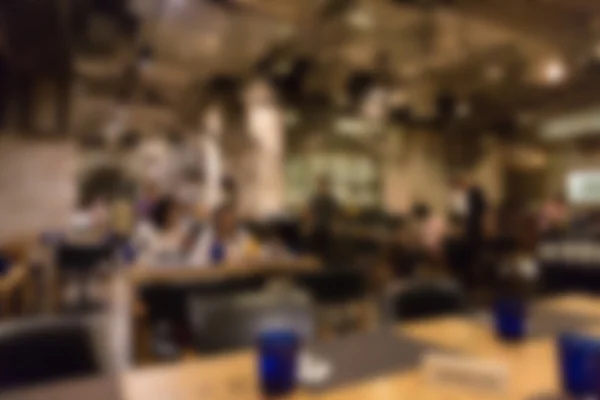 Interiér restaurace Café coffee shop, rozmazání a rozostření — Stock fotografie