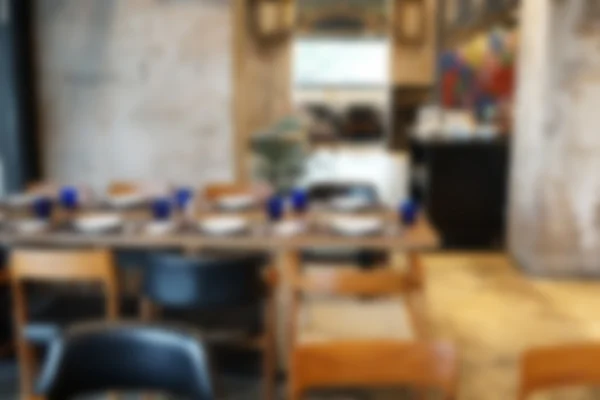 Café Café Restaurant Restaurant Interieur, Unschärfe und Defokussierung — Stockfoto