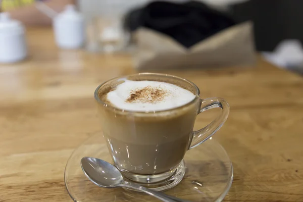 Xícara de café expresso quente — Fotografia de Stock