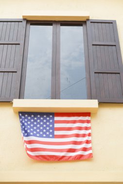 ahşap pencere ve renkli cam Amerika Birleşik Devletleri nat ile dekorasyon