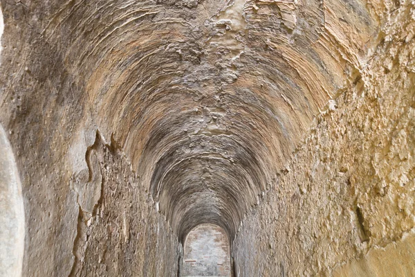 Textue mağara tünel duvar — Stok fotoğraf