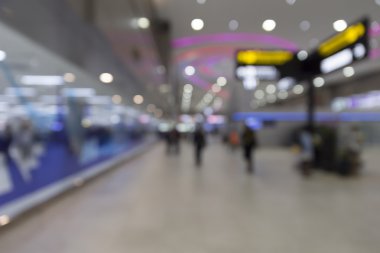 Havaalanı terminali millet, arka plan bulanıklık