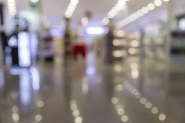 bokeh light of retail shop in department store, blur background