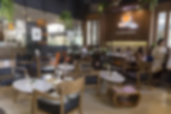 Interior cafe coffee shop, blur background — Stock Photo, Image