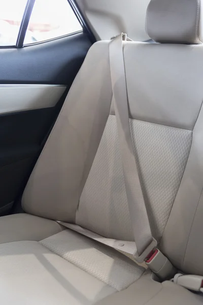 New fabric passenger backseat in car — Stock Photo, Image