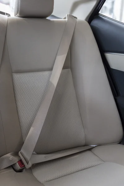 Assento traseiro de passageiro novo tecido no carro — Fotografia de Stock