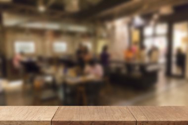 kafe kafe Restoran iç, bulanıklık ve odak