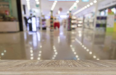 bokeh perakende Shop mağazası, ışık arka plan bulanıklık