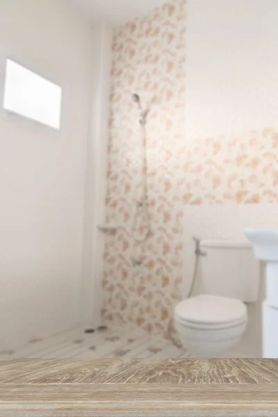 Lavatory flush toilet (blurry defocused for interior background) — Stock Photo, Image