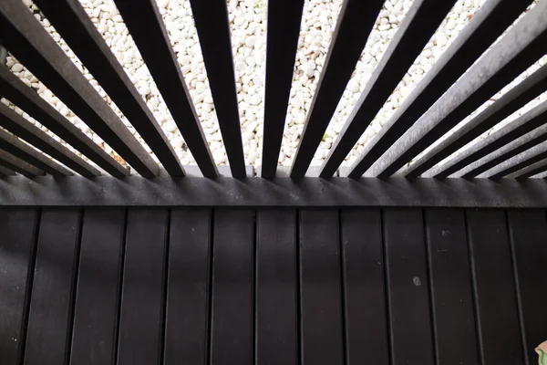 Suelo de madera y pared ciega para su uso como fondo —  Fotos de Stock