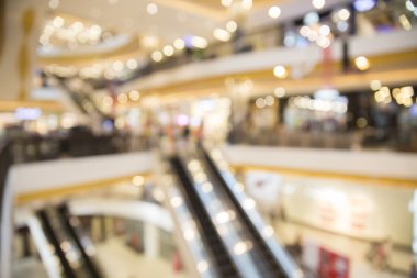 Alışveriş Merkezi alışveriş kavramı olarak kullanmak için arka plan ile bulanıklık 
