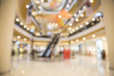 Alışveriş Merkezi alışveriş kavramı olarak kullanmak için arka plan ile bulanıklık 