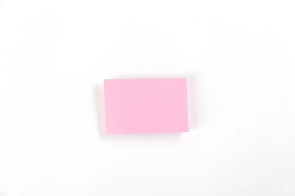 Sticky notepad on white background — Stock Photo, Image