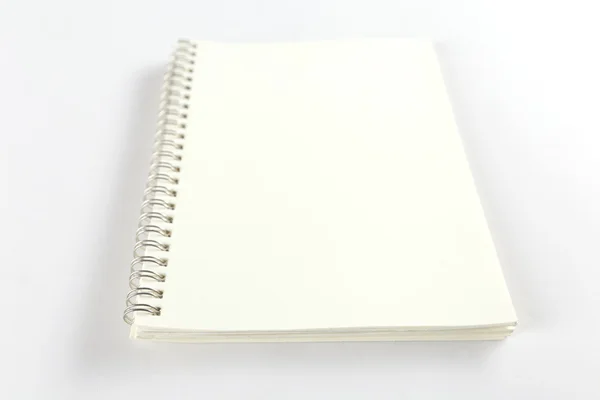 Notebook on white background — Stock Photo, Image