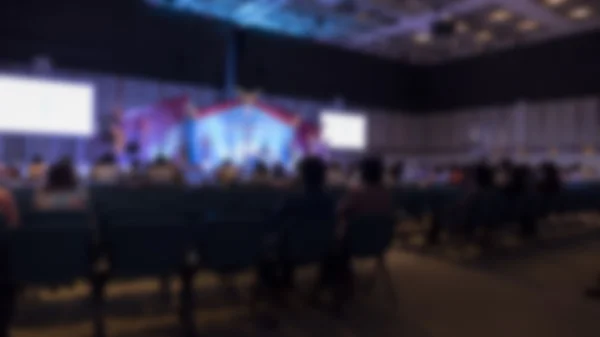 People in conference exhibition hall - blur for use as backgroun — Stock Photo, Image