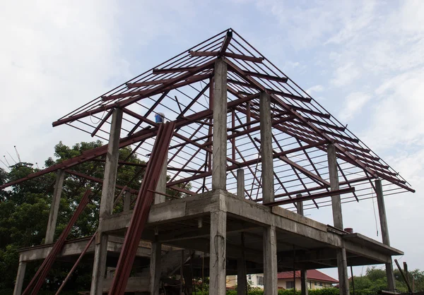 House under construction — Stock Photo, Image