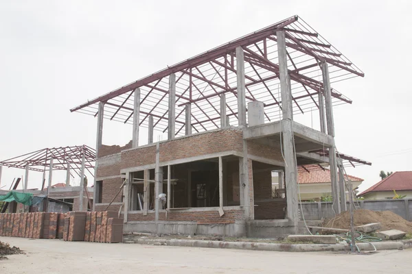 Home under construction — Stock Photo, Image