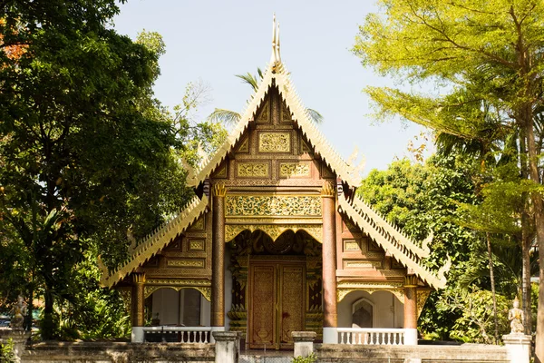 Lanna Thaise kunst tempel — Stockfoto