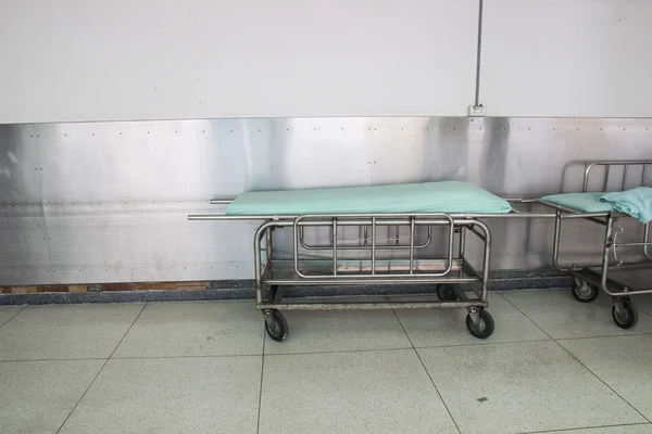 Empty hospital bed — Stock Photo, Image