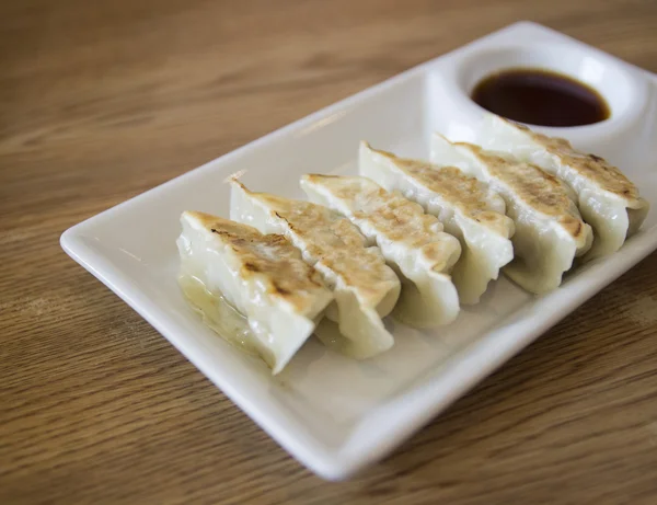 Dumplings with pork filling — Stock Photo, Image