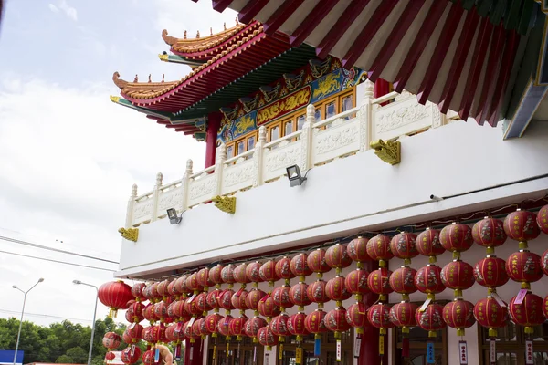 Čínská luť ornament dekorace v chrámu — Stock fotografie