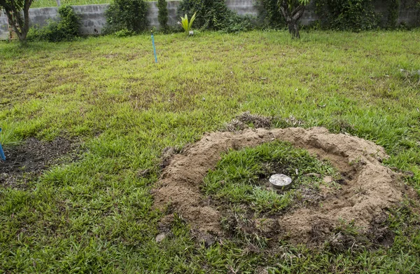 Tanque séptico de inodoro — Foto de Stock